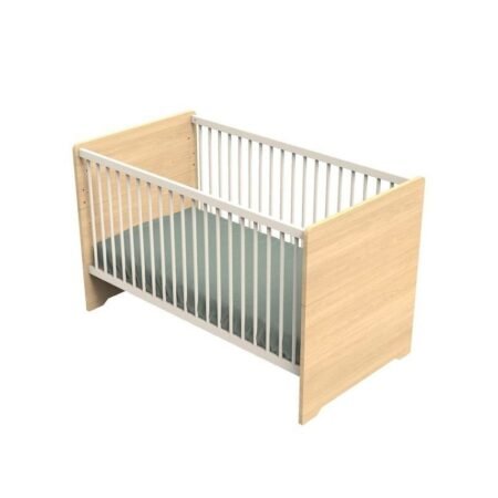 Lit bébé évolutif 140x70 - Type Montessori - Vanille