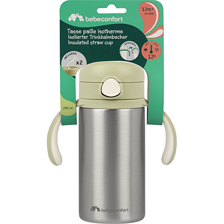 Tasse Paille Isotherme 280Ml Green