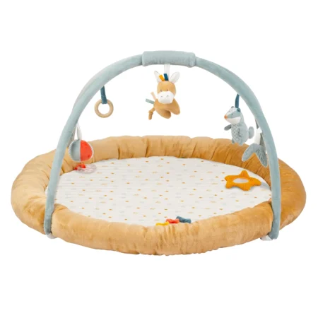 Tapis d'Éveil avec Arches - Felix & Leo - 90 cm - Beige Chaud Foncé