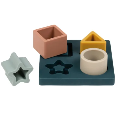 Jeu Formes Puzzle Silicone - - - 12x12 cm - Vert