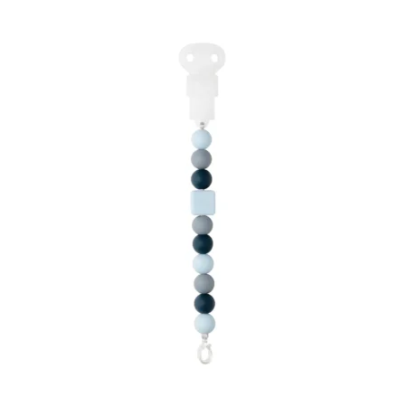 Attache-Sucette Silicone - 25 cm - Bleu foncé