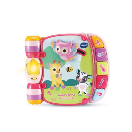 Super livre enchanté des Baby loulous rose