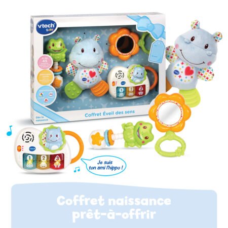 Coffret naissance - Eveil des sens - Bleu