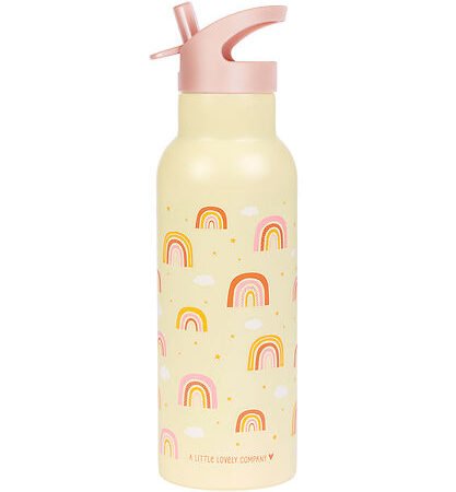 Gourde A Little Lovely Company - 500 ml - Arcs-en-ciel