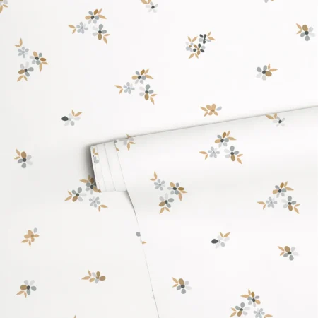 BRAYLYNN - Papier peint enfant - Motif petit fleurs