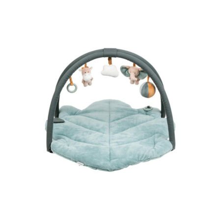 Tapis d'éveil avec arches 88x78 cm Luna & Axel - Vert/Beige