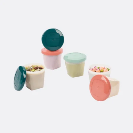 Babybols biosourcés - Pots de conservation bébé 6x250 ml