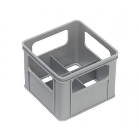 Bac à 4 gros biberons Gris charme