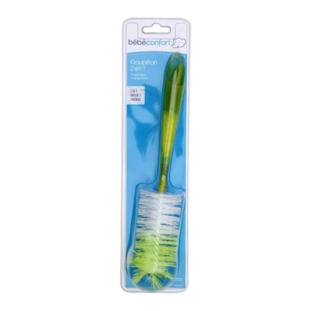 Bebe Confort Goupillon 2 en 1 + rince tétine Vert