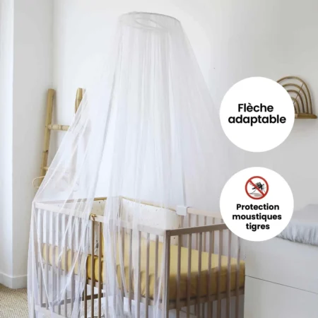 Ciel de lit moustiquaire avec flèche