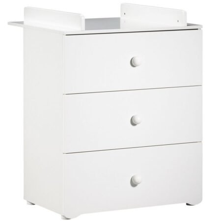 Commode à langer New Basic Boutons boule blancs