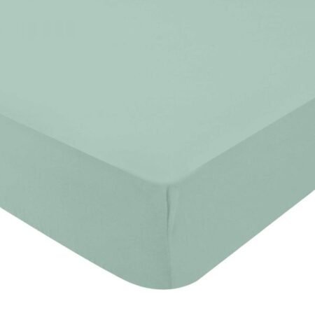 Drap-housse Vert de gris jersey